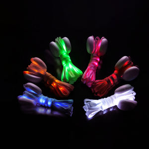 깜박이는 나일론 신발 끈 실행 멀티 컬러 깜박임 조명 <span class=keywords><strong>LED</strong></span> 신발 끈 - Product Image 4