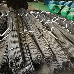 สายเคเบิลพีวีซีพันธะคอนกรีตลวดแรงดึงสูงสายเกลียวเหล็กสำหรับพีซีขนาด12.7มม. - Product Image 6