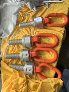 Anneau de levage universel Offshore Swivel Hoist Ring-S, modèle amélioré, revêtement Dacromet pour une meilleure résistance à la corrosion, boulon allongé avec écrou - Product Image 4