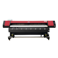 Siheda 2.5m I3200 Format besar pelarut lemah pencetak vinil Printer kanvas Plotter