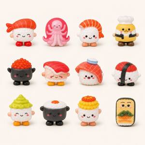 Jouet Squishy Mini Sushi 6cm en Mousse PU à Rebond Lent, Anti-Stress, Personnage Alimentaire Japonais Kawaii, Vente en Gros, OEM - Product Image 1