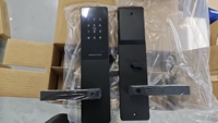 Cerradura Inteligente para Hotel TTLock de Aleación de Zinc Duradera con Teclado, Contraseña, Tarjeta RFID, Control por Aplicación, Impermeable, para Acceso a Habitaciones