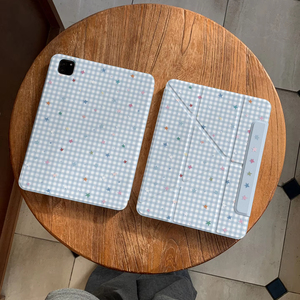 Nuova Custodia Magnetica a Righe con Stelle per <span class=keywords><strong>iPad</strong></span> <span class=keywords><strong>Air</strong></span> 7/6, <span class=keywords><strong>Apple</strong></span> 11a Generazione, Pro, Tablet Mini 7, per Ragazze 11/10a Generazione - Product Image 1