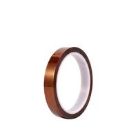 Ruban adhésif en polyimide pour soudure haute température, résistant à la chaleur, avec adhésif silicone, largeur 15 mm, longueur 30 m, épaisseur 0,055 mm