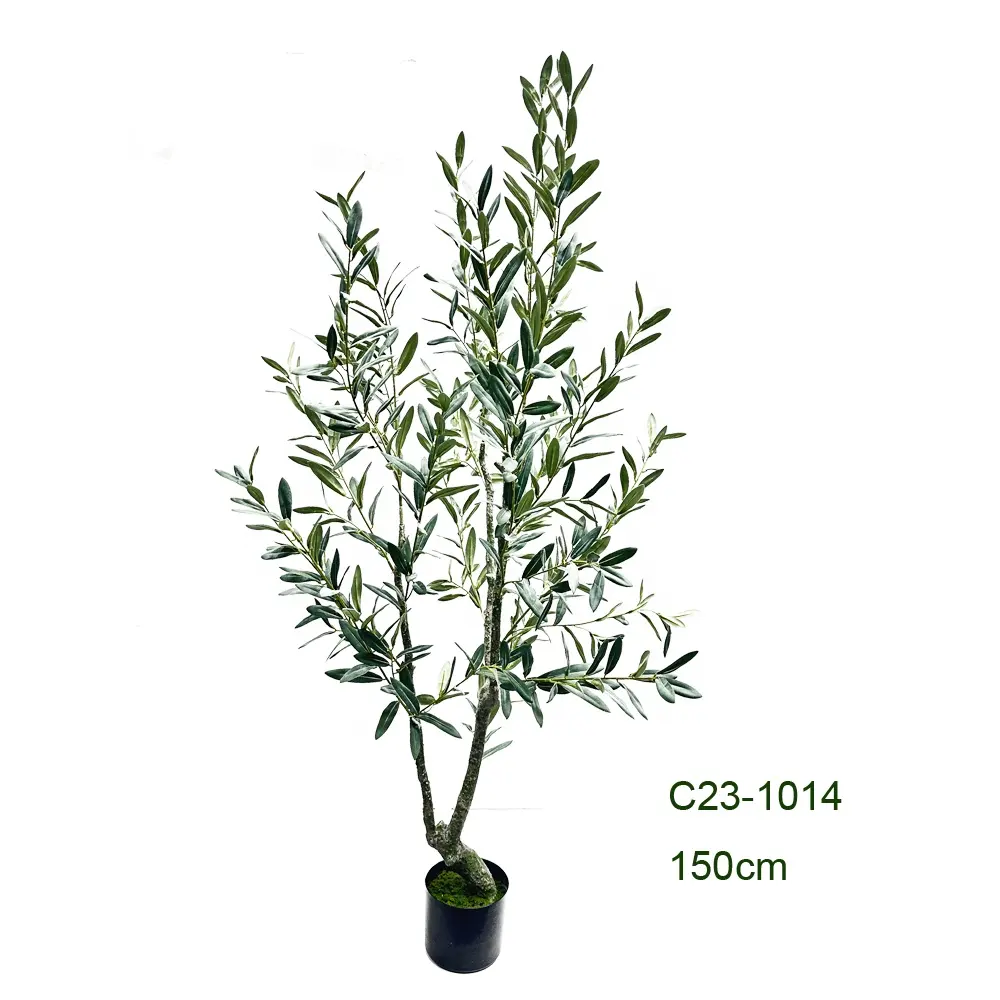 Plantes Artificielles Olive Faux Pot Topiaire Faux Cèdre Pin Arbres Buis Plantas Artificiales Extérieur Intérieur Décoration