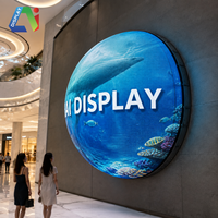Layar LED Bentuk Hemisfer Khusus AI DISPLAY P1.5 P2 P2.5 untuk Proyek Video Wall Imersif di Mal, Dijual