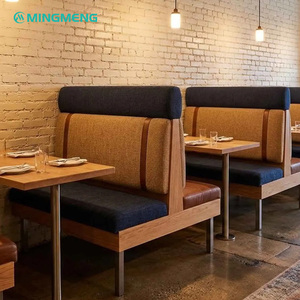 Modern Modern Restaurant Bench With PU Leather Upholstery Wood <b>Frame</b> Durable Commercial Furniture for Cafes Bars Dining - Product Image 3