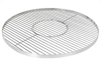 Grille de barbecue ronde en acier inoxydable 304 de qualité supérieure, 50 cm, de qualité alimentaire, grille de cuisson robuste avec outil anti-adhésif pour une utilisation en extérieur