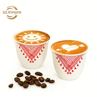 Ensemble de tasses à café expresso en céramique Kingze 70 ml, style arabe, pour le Ramadan, l'Aïd, les mariages, cadeaux