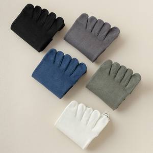 Soins <span class=keywords><strong>de</strong></span> santé des pieds thérapie Acupoints Sport coton hommes cinq orteils acupression acupuncture réflexologie chaussettes - Product Image 4