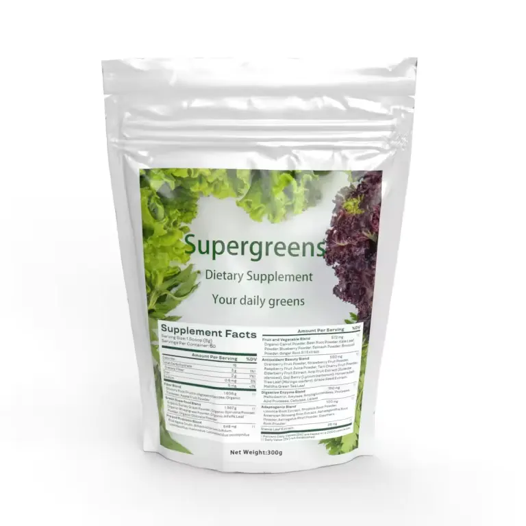 OEM dinh dưỡng Superfood Hữu Cơ supergreens SuperGreen bột