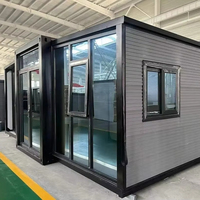 Logement modulaire préfabriqué standard australien 20/40 pieds, logement conteneur extensible, logement miniature, logement préfabriqué