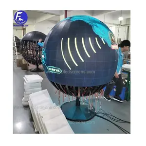 Customized and personalized sphere LED display for advertising broadcast Flexible Led Screen