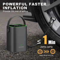 Wireless Tire Inflator Air Compressor with Rechargeable Battery for Convenience