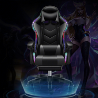 Chaise de jeu e-sport en cuir ergonomique pour bureau et ordinateur, qualité export, confortable pour longues sessions