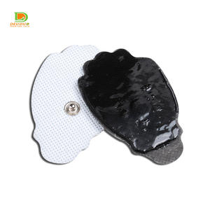 Snap sepuluh dapat digunakan kembali tipe telapak tangan fisioterapi electrestimulador tombol mesin elektroda pengganti bantalan Gel dengan tombol untuk puluhan - Product Image 2