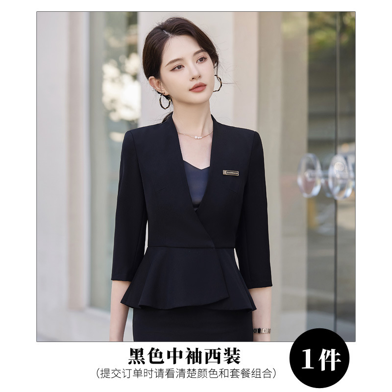 black suit