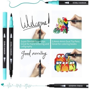 Marcadores de <span class=keywords><strong>Tinta</strong></span> <span class=keywords><strong>Comestible</strong></span> para Decoración de Pasteles, 14 Colores, para Decorar Postres, Pasteles, Macarons y Repostería - Product Image 3