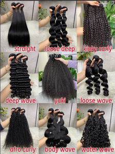 Extensions de cheveux humains vierges vietnamiens lisses, ondulés profonds, bouclés crépus, ondulés naturels, ondulés aquatiques - Product Image 1