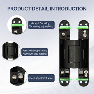 Двери безопасности гидравлические мягкие закрытые невидимые сверхпрочные скрытые 3d Мягкие закрытые петли - Product Image 2