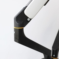 Support de montage VESA LCD pour bureau Ressort à gaz Bras de moniteur double rotation de 360 pour 13 à 32 pouces