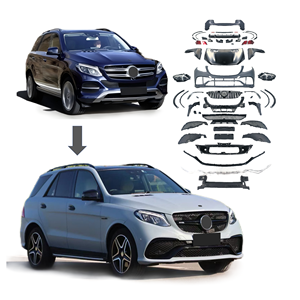 Kit carrosserie pour Mercedes W166 2013, mise à niveau <span class=keywords><strong>GLE</strong></span> W166 2019 GLE63, pare-chocs, calandre, pièces extérieures SUV - Product Image 1