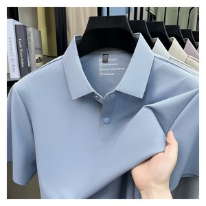 เสื้อโปโลผู้ชายแบบถักน้ำหนักเบา 160 กรัม รุ่นสั่งทำพิเศษ OEM ODM แขนยาว คอปก รับผลิตแบรนด์ส่วนตัว - Product Image 4