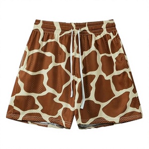 2026 High Quality 5 Inch Polyester Basketball Shorts Custom Double-<b>Layer</b> Sublimation Solid Elastic Waist Breathable Men's - Product Image 1