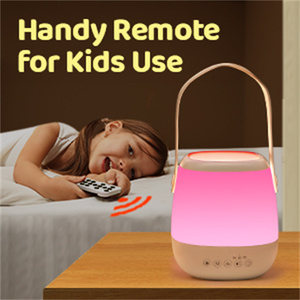 Machine à bruit blanc <span class=keywords><strong>pour</strong></span> bébé avec 35 lumières réglables et sons apaisants, veilleuse portable <span class=keywords><strong>pour</strong></span> la chambre de bébé et les voyages - Product Image 2