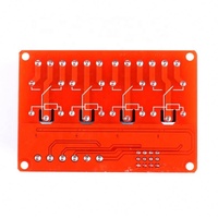 Module de relais IC 12V 4 canaux avec déclenchement par niveau haut/bas et optocoupleur, sortie relais 4 voies