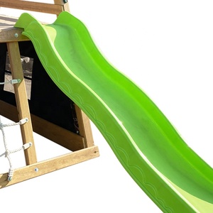 Maison de jeu extérieure pour enfants avec toboggan en plastique de 1,8 m pour aire de jeux pour bébés - Product Image 5