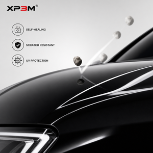 ฟิล์มใสกันรอยรถยนต์ XP3M สีดำเมทัลลิก OEM เงา TPU ความหนา 7.5 มิล ซ่อมแซมตัวเองได้ ป้องกันรอยขีดข่วน ป้องกันสีเหลือง ช่องระบายอากาศ - Product Image 3