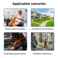 NOUVEAU Design Prix d'usine Intelligent AI-Powered Portable 4G Outdoor Cam Night Vision Carte SIM IP66 Motion Detection App
