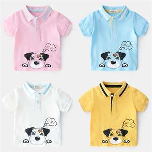Vêtements en gros pour l'été, t-shirts polo en coton à manches courtes imprimés pour garçons, provenant d'un fournisseur chinois - Product Image 1