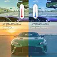 Film solaire pour vitres de voiture/automobile Moben 85% IR Ceramic Series, qualité supérieure, 50% VLT, qualité supérieure, 99% de blocage des UV, réjection de chaleur