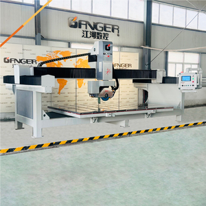Machine de découpe à pont CNC GANGER GQ-3220BM à 4+1 axes pour dalles de pierre, avec lame de 350 mm, 400 mm - Product Image 2