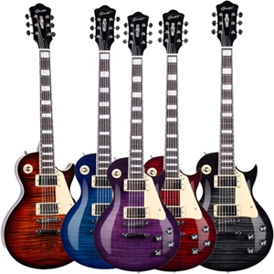 Ensemble de guitare en acajou, manche avec micros H-H, 6 cordes, finition vernie - Service OEM - Product Image 1