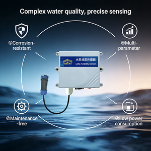 ZONEWU Industriële, zelfkalibrerende draadloze watertroebelheidssensor (0~1000 NTU) met functie voor bewaking op afstand - Product Image 2