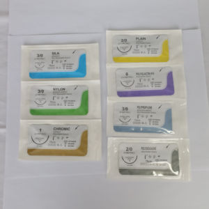 LYU02104ทันตกรรมทิ้งทางการแพทย์โครเมี่ยม <span class=keywords><strong>Catgut</strong></span> เย็บด้วยเข็ม - Product Image 2