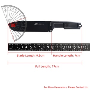 Cuchillo Bowie ER ONTOS II con Hoja Recta No Ajustable, Modelo SS247, para Campismo y Actividades al Aire Libre, Hoja de Acero N690, Mango de Craton, 20cm - Product Image 6