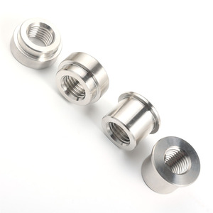 WXSNY - Boccola di Montaggio Filettata Femmina in Acciaio Inossidabile 316 Lavorata CNC, Saldabile, per Sistemi Idraulici - Product Image 1
