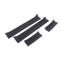 Accessoires de voiture 4 portes abs, plaques de seuil de porte personnalisées, plaque de seuil d'entrée pour Jeep Wrangler JL 2018-2022