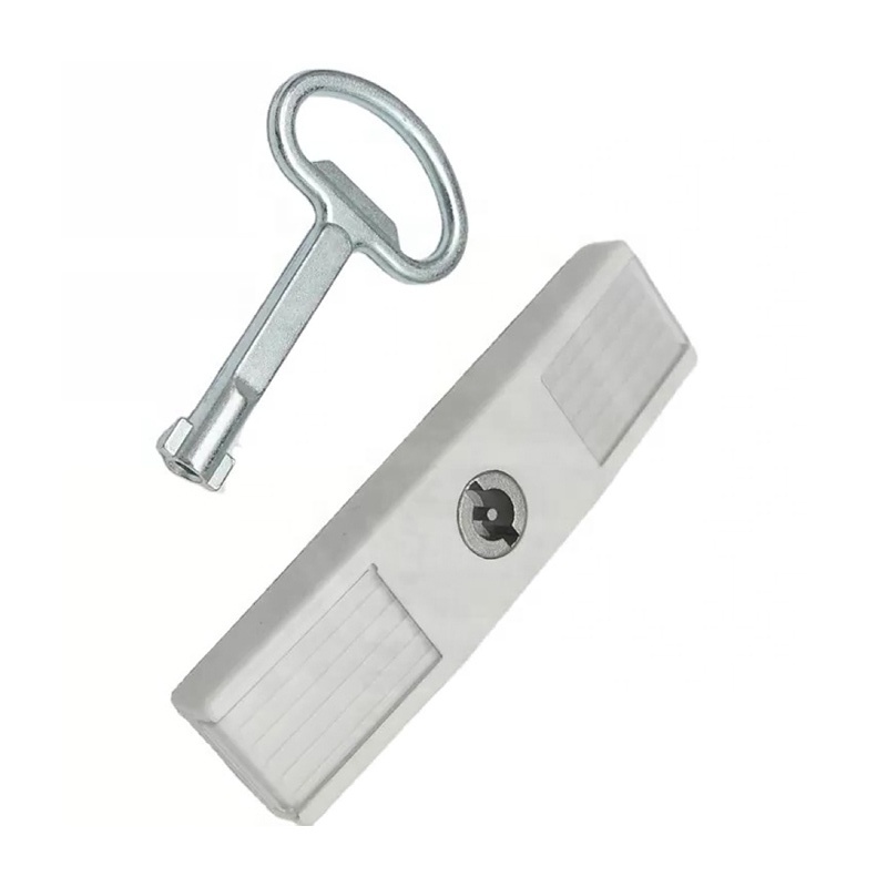 Hot Selling Electrical Panel System Powder Coated Zinc Die Key Handle Contribution Cabinet Rittal Swing Handle Lock · image 1