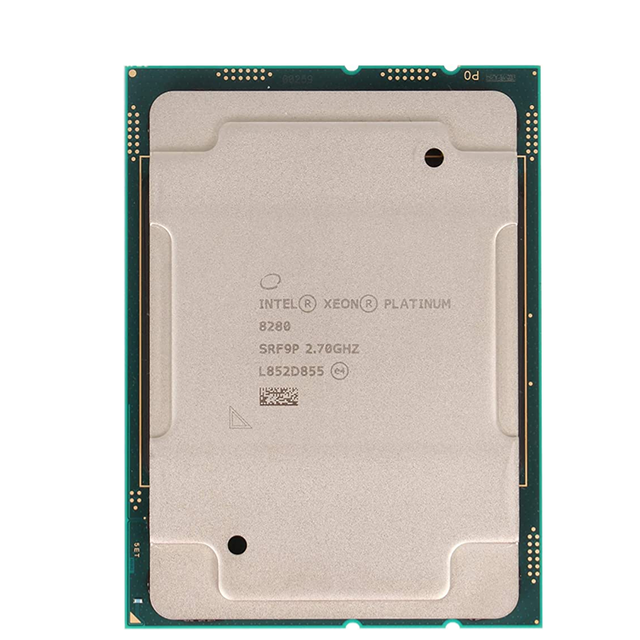 CPU Intel Xeon Platinum 8280 Processor (38.5M Cache, 2.70 GHz) FC-LGA14B CD8069504228001 SRF9P CPU 8280