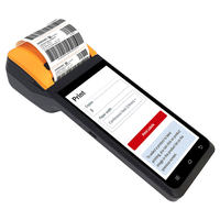 Portable Mobile POS Machine Restaurant Commande 4G Parking Paiement Reçu 58mm Imprimante Thermique Portable Android POS Terminal