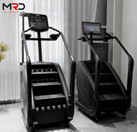 Máquina de Escalada Aeróbica Comercial del Fabricante con Pantalla Digital y Función Antideslizante, Adecuada para Gimnasios o Uso Doméstico