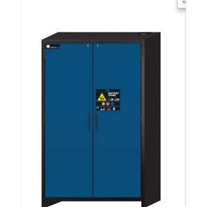 Gabinete de Almacenamiento de Baterías Asecos ION-STORE-90, Azul Acero, con Cerradura, a Prueba de Explosiones, Ensamblado - Product Image 1