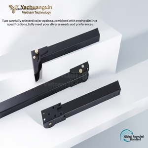 Modern Heavy Duty <b>Foldable</b> Home Office <b>Table</b> <b>Leg</b> Iron Folding Support Metal T Shape Easy Installation Furniture Replacement Part - Product Image 3