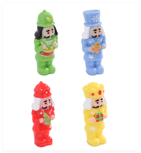 Miniaturas 3D de <span class=keywords><strong>Cascanueces</strong></span>, Adornos Navideños, Mini Figuras de Feliz Navidad para Manualidades, Bolas de Cristal, Plastilina, Juguetes para Niños - Product Image 3