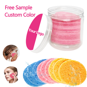 Cao Trang Điểm Loại Bỏ Da Mặt Scrubber Mặt Làm Sạch Miếng Bọt Biển Mềm Mại Không Có Hương Thơm Gỗ Bột Giấy Miếng Bọt Biển Trang Điểm Remover Miếng Bọt Biển - Product Image 1